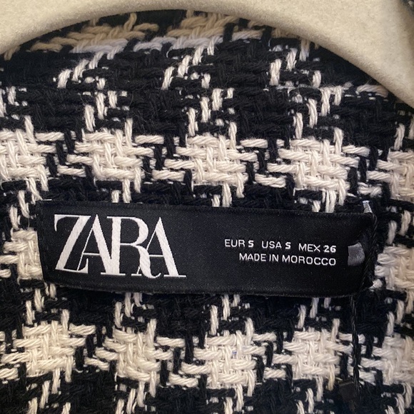 ✨NWT✨ ZARA Houndstooth Blazer - Picture 7 of 8
